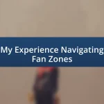 My Experience Navigating Fan Zones